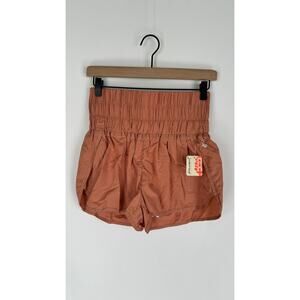 Free People Movement The Way Home Shorts Womens Medium Athletic New Terra Cott